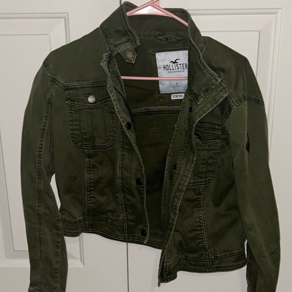 Small Green Hollister Jacket